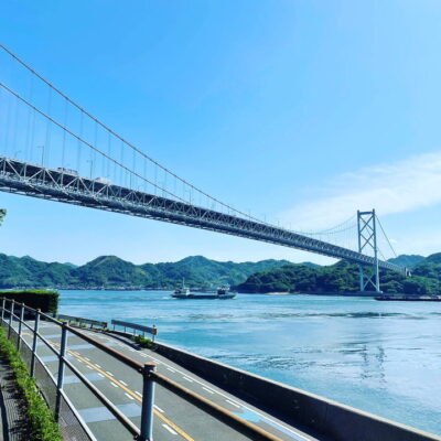 しまなみ海道海沿い写真