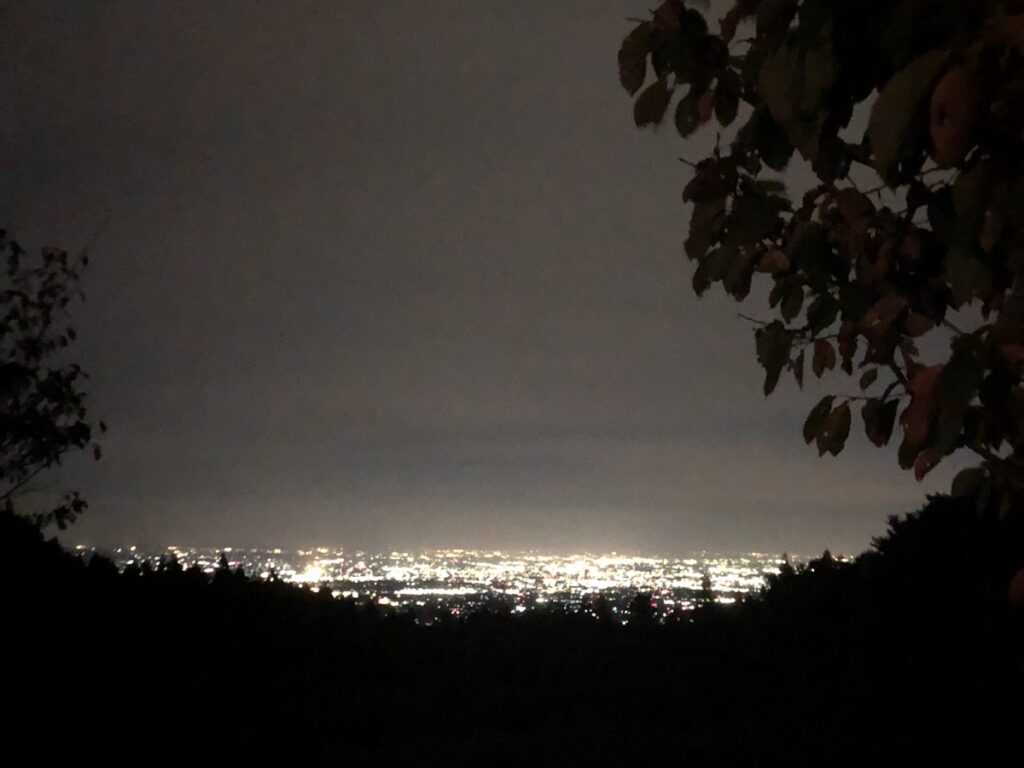 夜景がきれいな群馬県キャンプ場